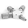 3 Ways Air Hose Manifold Quick Coupler Connector Adapter Splitter 1 4   F NPT