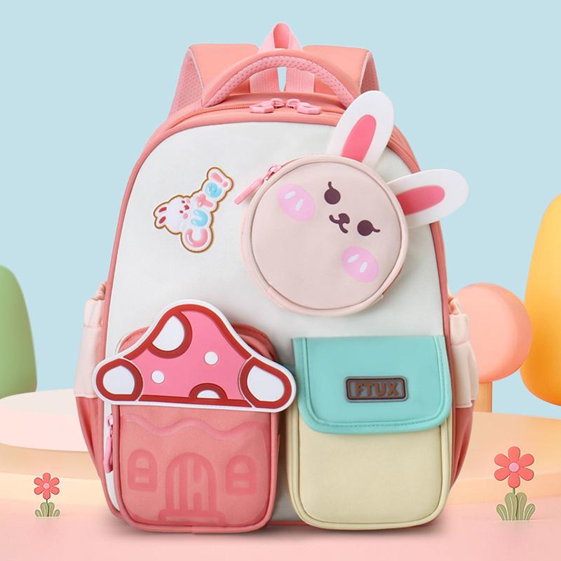 New Cartoon Kids' Backpack Designed for 3-6 Years Old Ergonomic Spine Protection Lightweight Bag Perfect for Kindergarten &Trips