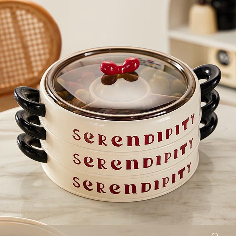 Bowknot Three-Tiered Snack & Candy Tray