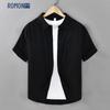 Men's Summer Casual Pure Cotton Short Sleeve Shirt