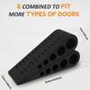 Door Stoppers Wedge Safe Rubber Door Wedge Reusable Door Wedge Stopper Door Stops For Wood Carpet Concrete Tile Stone