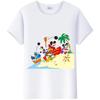 Kawaii Cartoon Mickey Mouse Loose Clothes Summer Blouses T-shirt White Gothic Tees Harajuku Tops Tshirt Unisex