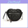 Kids Love Heart Chain Crossbody Bag With Pu Material For Toddler Daily Use