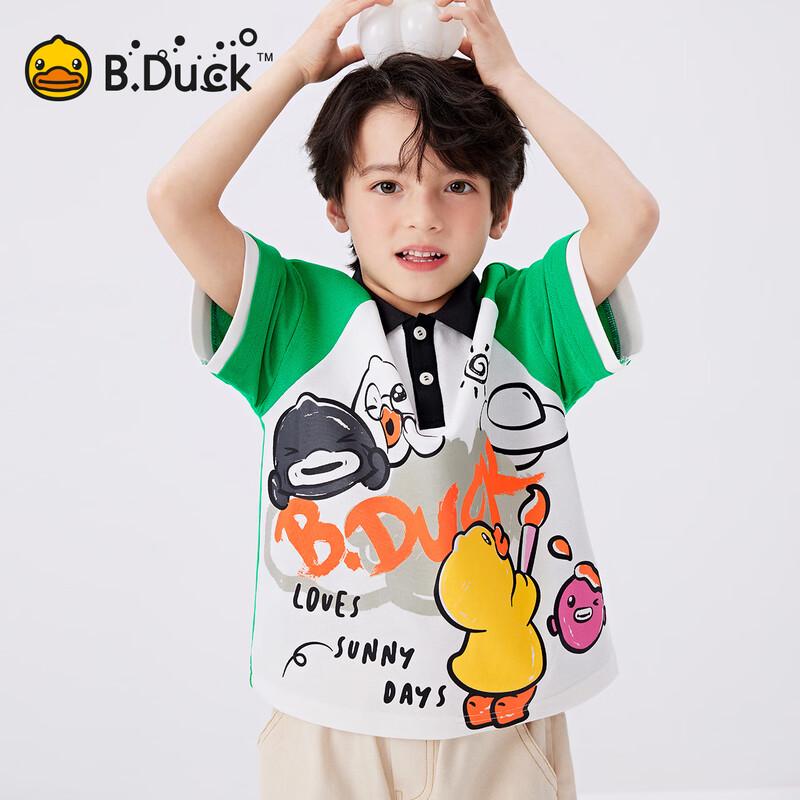 B.Duck Boys  Short Sleeve Polo T-Shirt 105