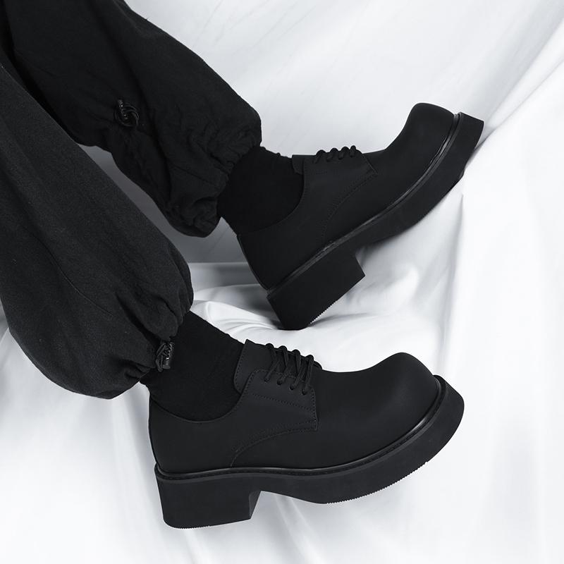Fashion Derby Thick soled Men's Shoes Classic and versatile design styles Leisure Business Outdoor Party Daily office youth trend shoes