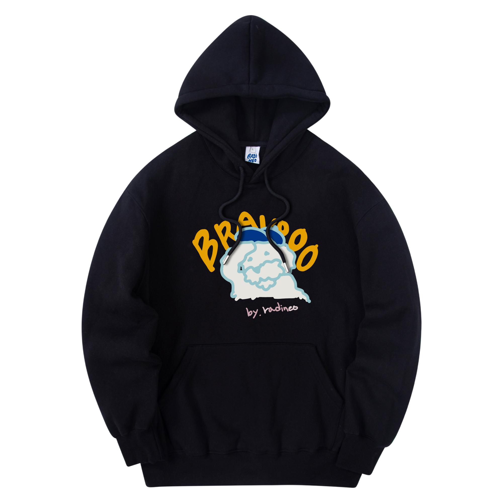 Radineo Bravo Hoodie Black Black (Black)/L