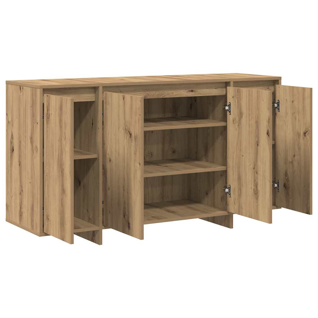 Artisan Oak Sideboard 135 x 41 x 75 cm Engineered Wood