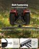 Tow Behind Dethatcher, 183 cm Tow Dethatcher with 36 Steel Tines, 3-Point Lawn Dethatchers Rake with Attachments for Tractor, Landscape Rake for