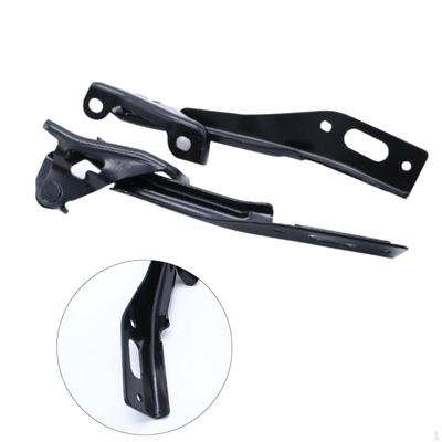 2Pcs Haube Scharnier Schwarz HO1236127 Kompatibel für Civic (Untermodell: DX, EX, , HF, Hybrid, Hybridl, LX,