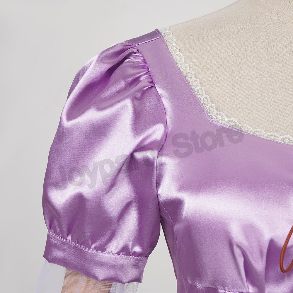 Anime Rapunzel Prinzessin Cosplay Kostüm für Mädchen Frauen Rock Kleid Fantasia Halloween Karneval Party Rolle Cartoon Outfit