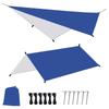 Waterproof Outdoor Camouflage Sunshade: Multifunctional Silver Coated Beach Canopy Tent & Portable Ground Sheet Awning