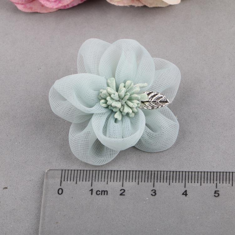 Frühlings-Haar- und Schuhblumen-Accessoires – handgefertigte Blumen aus Wolkengarn für Haarnadeln und Kleidungsdekor für Mädchen