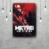Metro 2033 Metal Signs Wall Decor Vintage Tin Signs Captain Metal Poster Decor for Bar Pub Club Wall Decoration