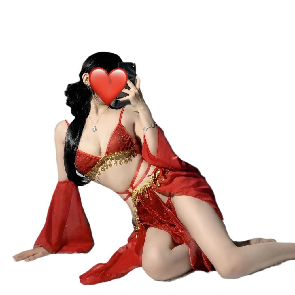 Sex Lingerie Sexy Split Hanfu Western Style Uniform Free Temptation Role-playing Suit
