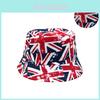 Union Jack Reversible Bucket Hat For British Style Lovers Protect Your Head With Flag Charm