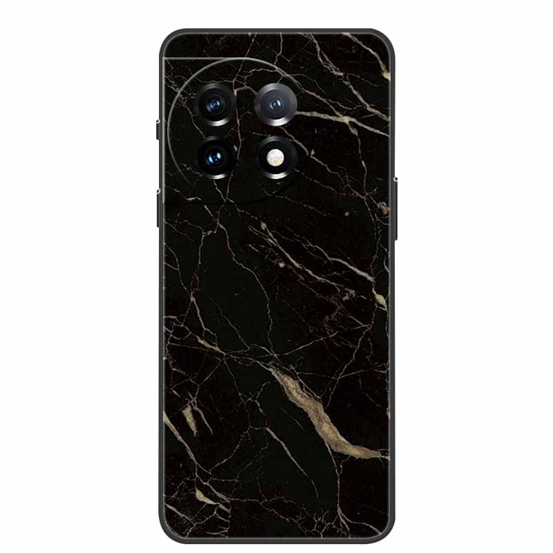For One Plus 11 Case Marbled Granite Stone Texture Phone Cases for Oneplus 11R Shockproof Soft Cover on for Oneplus11 5G Silicon