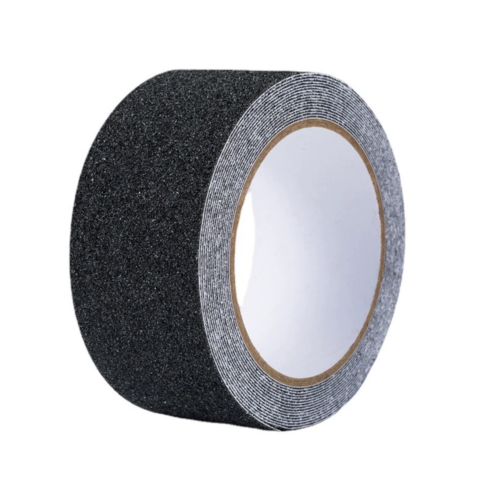 

PVC Anti Slip Tape Black 5M Stair Tread Non Slip Tape Durable Flames Retardant For Home Office чорний