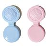 4Pcs Mini Makeup Mirror with Comb Round Air Cushion Comb Simple Folding Air Bag Comb  Girl Women