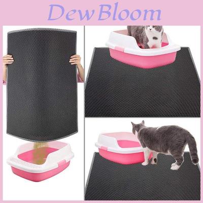 Premium Double-layer Cat Litter Mat Soft Eva Washable Non-slip Large Cat Mat