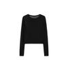Elva' Island Women's Lightweight Round Neck Knit Cardigan