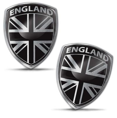 2 X 3D Sticker Badge Car Bicycle Motorcycle Tuning National England