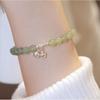 Guofeng Jade Rabbit bracelet adjustable fringe bracelet niche design promising future imitation jade bracelet Qixi Festival gift
