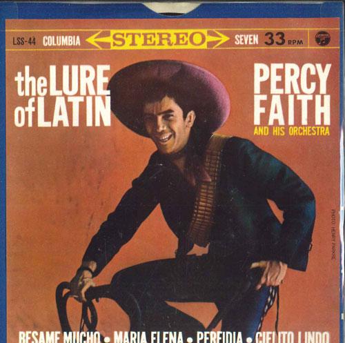 7inch Record PERCY FAITH & HIS ORCHESTRA - The Lure Of Latin LSS44 COLUMBIA 1962 Japan Latin Used