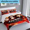 Custom Name 3PCS Vampire Diaries Bedding Set, Including 1pc Duvet Cover And 2pcs Pillowcases, Suitable for Dorms and Bedrooms Gift