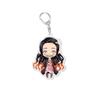 Demon Slayer Double-Sided Acrylic Keychain: Tanjiro, Nezuko, Zenitsu, Shinobu, Giyu Pendant