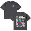 Unisex Popular Casual Oversized Summer Fashion Graphic T-Shirt with Rapper Bad Bunny Debi Tirar Mas Fotos DTMF Print T-shirt