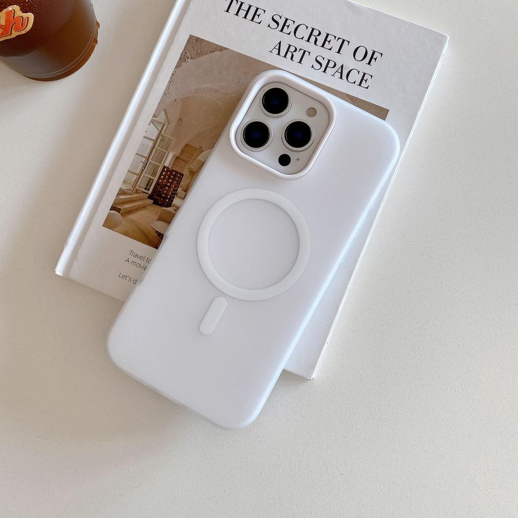 2-In-1 Magnetic Jelly Shell Is Suitable for Apple 16 Mobile Phone Case 14 15magsafe Light Yarn PC Simple 13 All-inclusive.