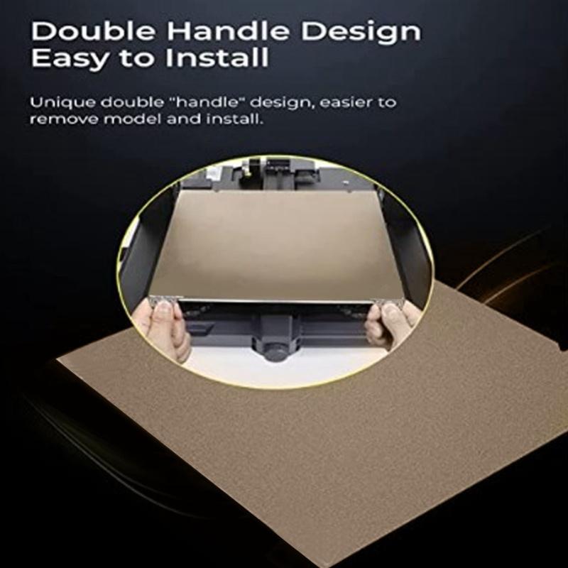 Spring Steel Build Plate Magnetic 200x300mm 2 Sided Powder Painted PEI 3D Printer Accessories