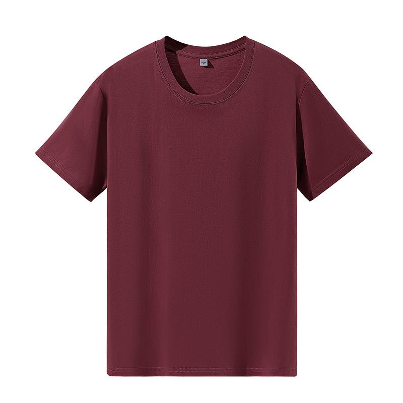 Solid Color T-Shirts Mens Women Short Sleeve Daily Tees Casual Regular Fit Summer Basic O-Neck Tops