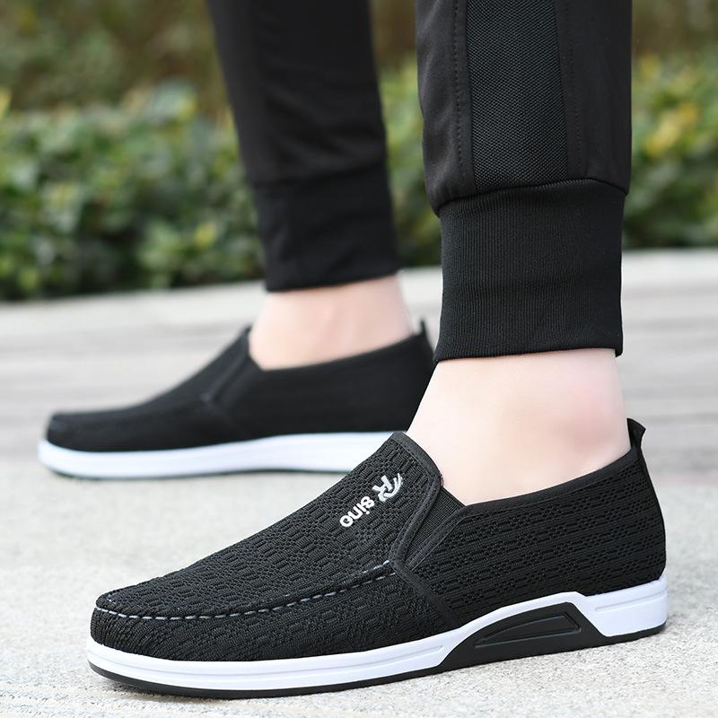 Cloth shoes for men's anti-skid, deodorant, and breathable high-end men's shoes Mesh casual shoes Canvas shoes shoes for men2024