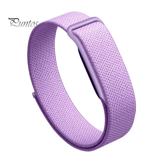 Bracelet de Montre Connecteur Universel pour Google Fitbit Air, Bracelet de Remplacement Sport Respirant à Clipser Sécurisé, Bracelet Tissé Réglable Anti-transpiration