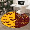 Redskins Football Club Design Round Rug for Livingroom,Bedroom, Palyroom, Chair Rug, Area rug, Circle Carpet, Large Size Fan Christmas gift