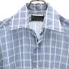 VAN HEUSEN 60s 70s Vintage Collar Stuffers Check Pattern Long Sleeve Shirt Men's Used