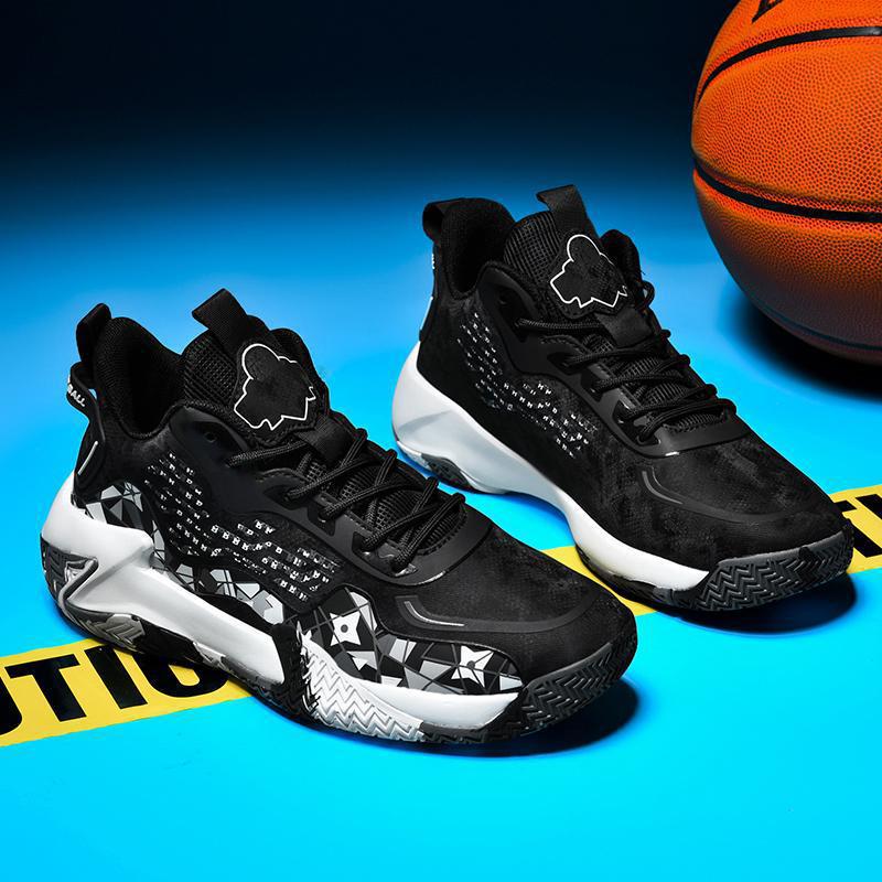 

Баскетбольные кроссовки из кожи большого размера 48 - износостойкая мужская спортивная обувь для молодежи и студентов 45