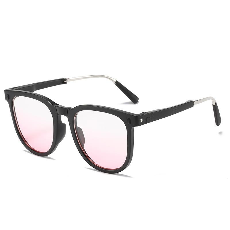 High-end Women's Folding Sunglasses for Outdoor Sun Protection and UV/UVB Blocking