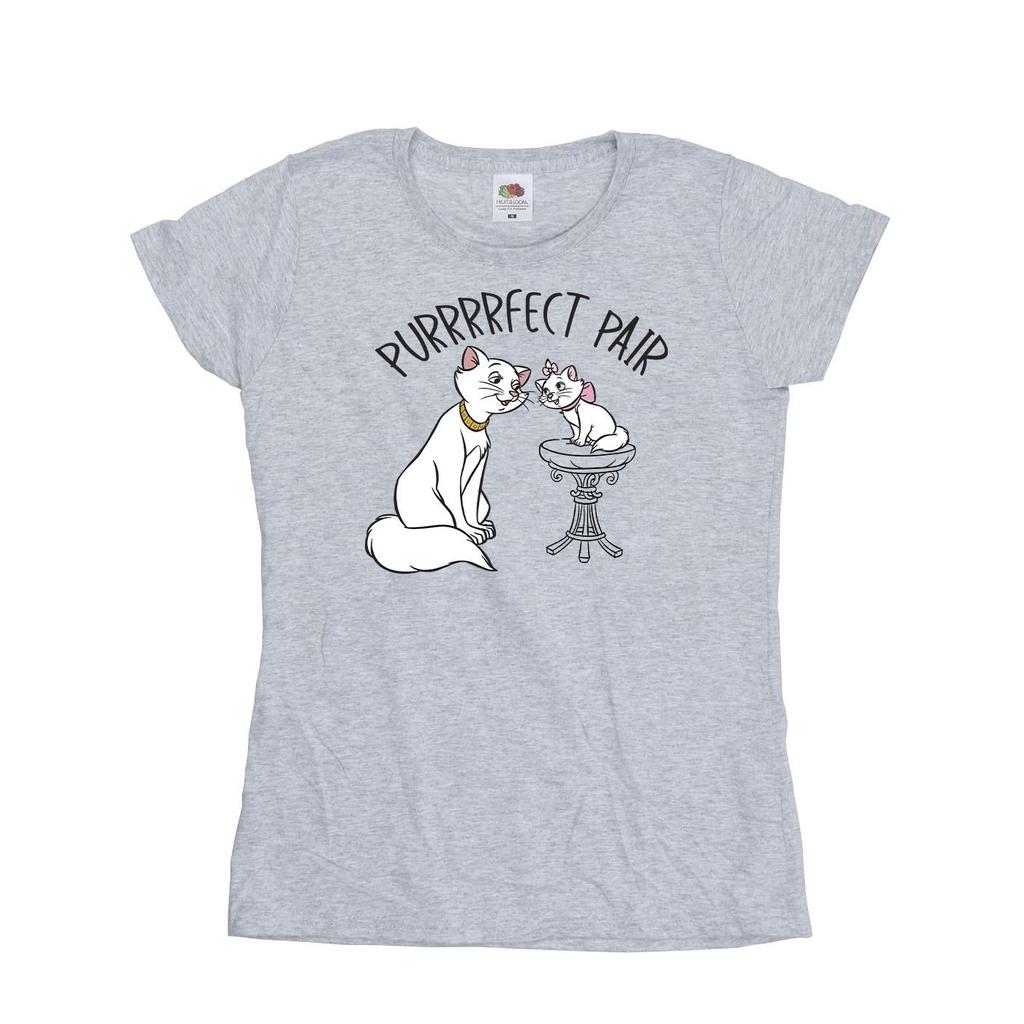 Disney Womens/Ladies The Aristocats Purrfect Pair Cotton T-Shirt