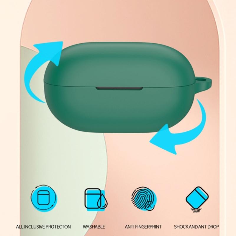 Protective Case for Buds Headphones Accessory Dustproof Silicone Case Cover Waterproof