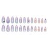 Almond Nail Tips Fake Nail Glues On Nail Stick On Nail Press On Nail Artificial False Nail for Womens and Girls