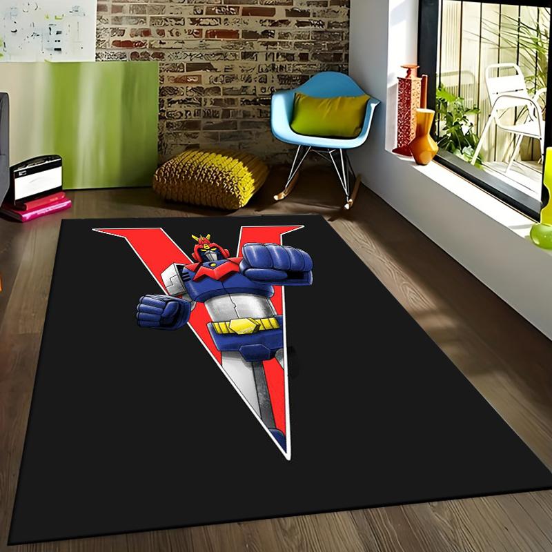 15 Sizes UFO-ROBO-GRENDIZER-GOLDORAK Pattern Rug for Bedroom Living Room Anime Carpets for Girl Room Floor Mat  floor mats
