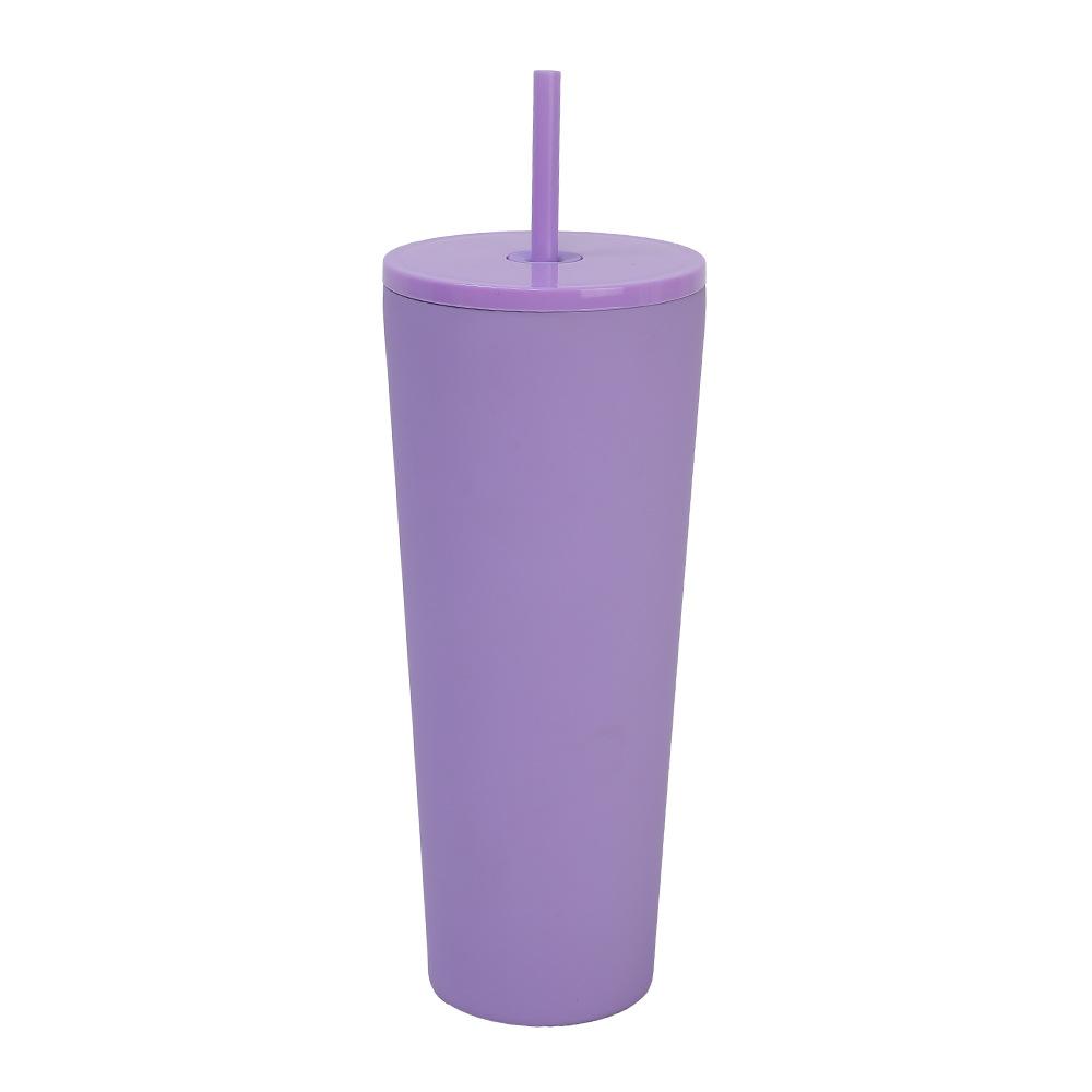 New Thermos Cup Female High Value Cute Cup With Straw Stainless Steel Stainless Steel Real Thermal Insulation Water Cup