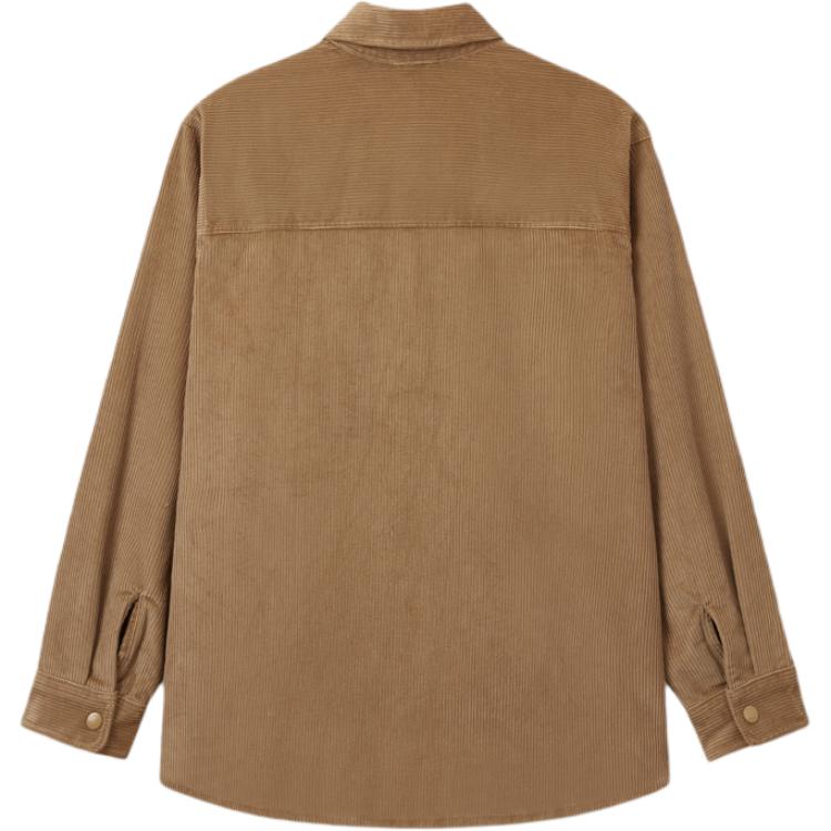 Levis Loose Corduroy Collar Long Sleeve Shirt Men Shirts Camel A8582-0001