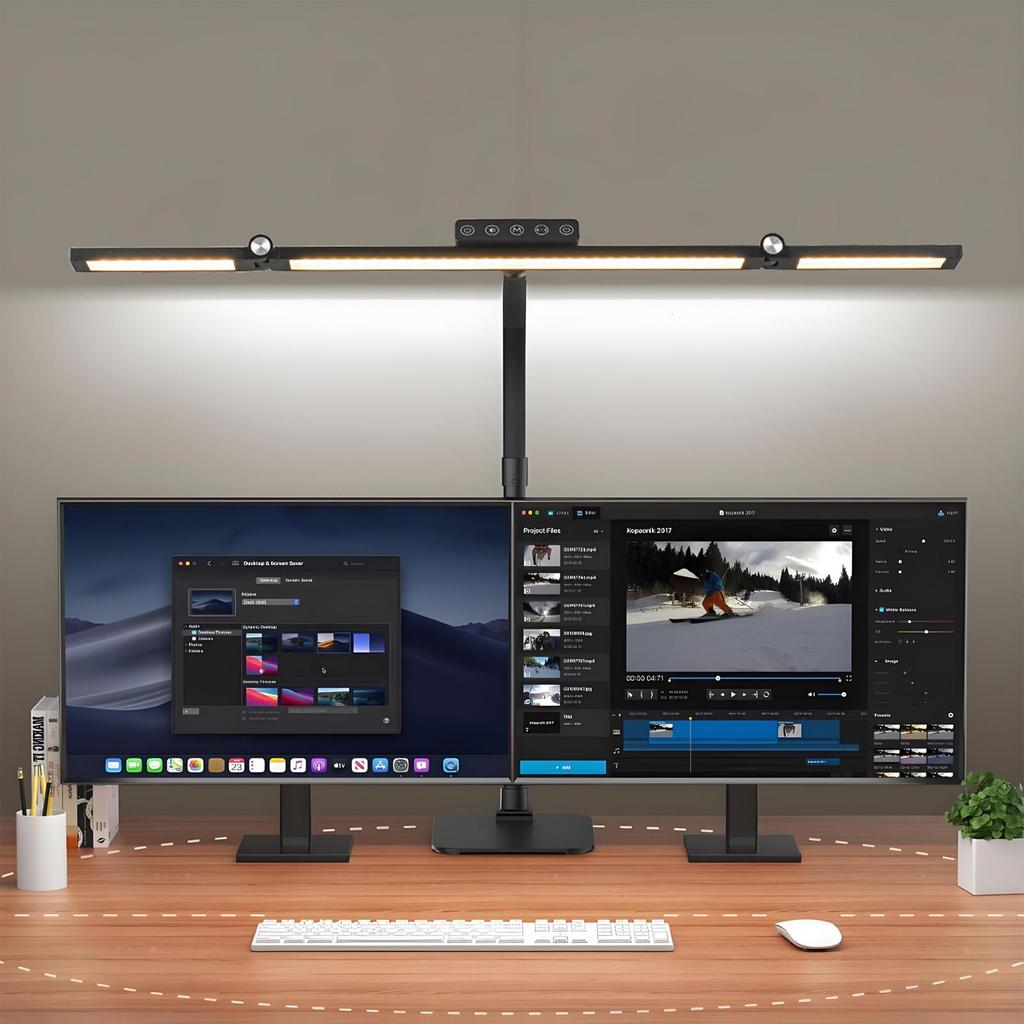 Eye protection desk lamp desktop folding LED desk lamp gooseneck clip study reading lamp