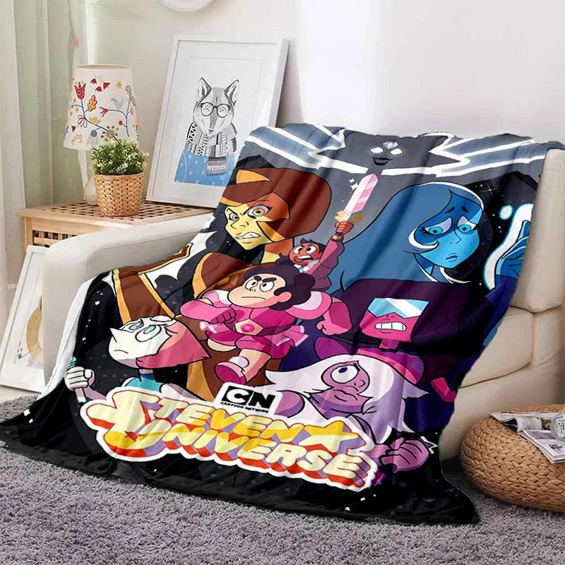 Soft Warm Anime Curly Hair Steven Universe Living Room Sofa Cover Carpet for Beds Decoration and Picnic Blanket for Kids