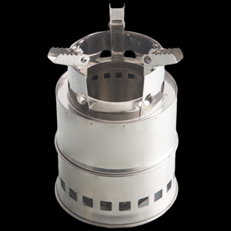 Miss Yizi Portable Stainless Steel Wood Burning Tea Stove 19.4 x 13.5 cm