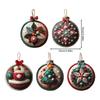 Felt Christmas Ornament Kits Patch Work Craft Project Reusable Christmas Ornament Kits To Make for Embroidery Decorating Holiday