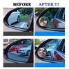 4 Pcs Car Blind Spot Mirrors 360 Degrees Rotating Rear View Mirror With Frame Round Hd Wide View Angle Auxiliary Convex Mirror